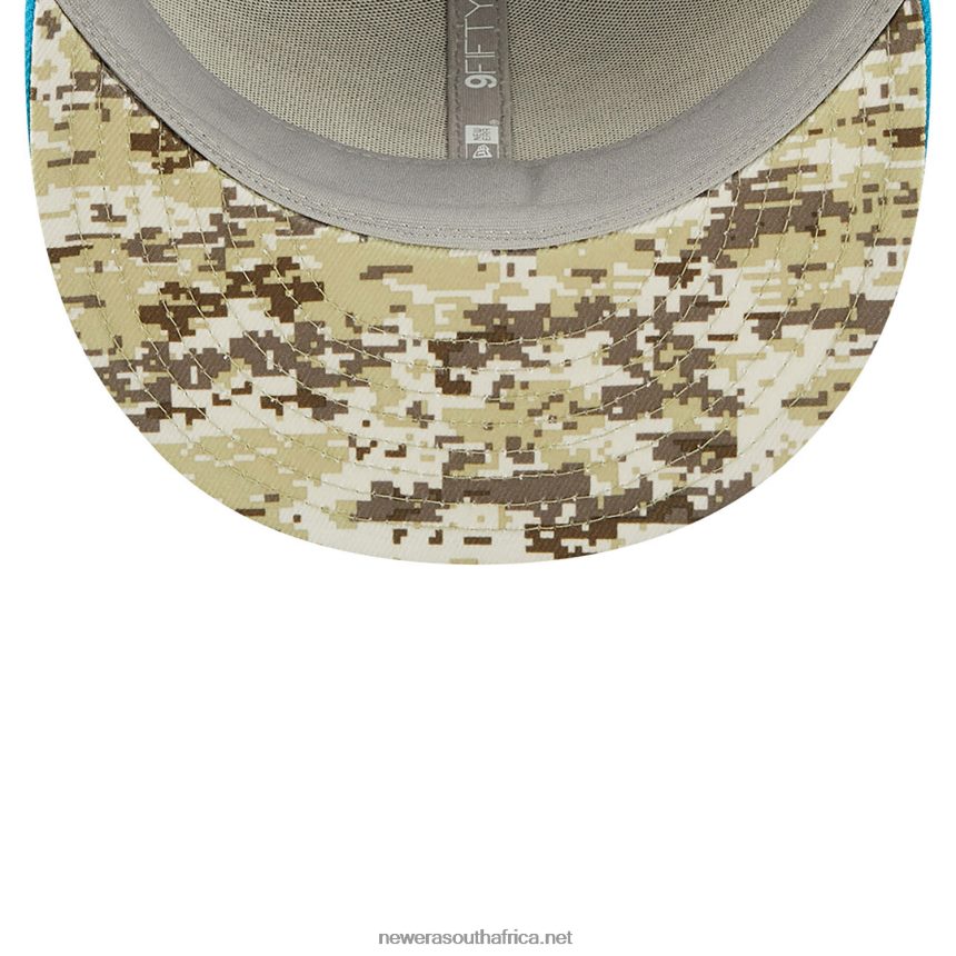 Carolina Panthers NFL Salute to Service Black 9FIFTY Snapback Cap New Era TRBRBN2064