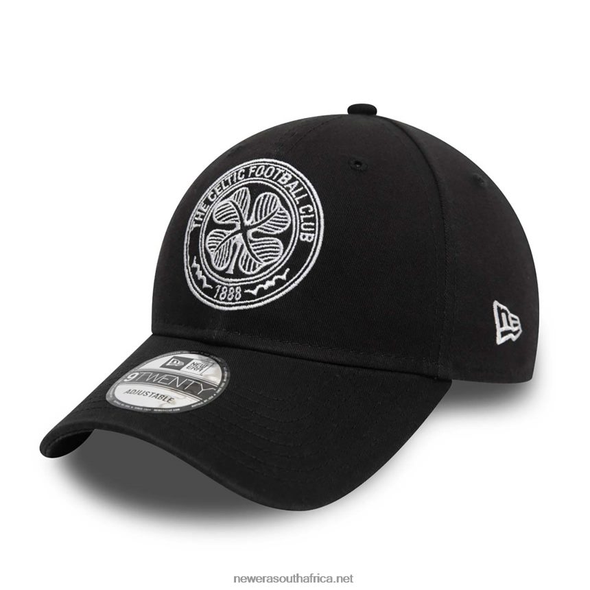 Celtic FC Black 9TWENTY Adjustable cap New Era TRBRBN2272