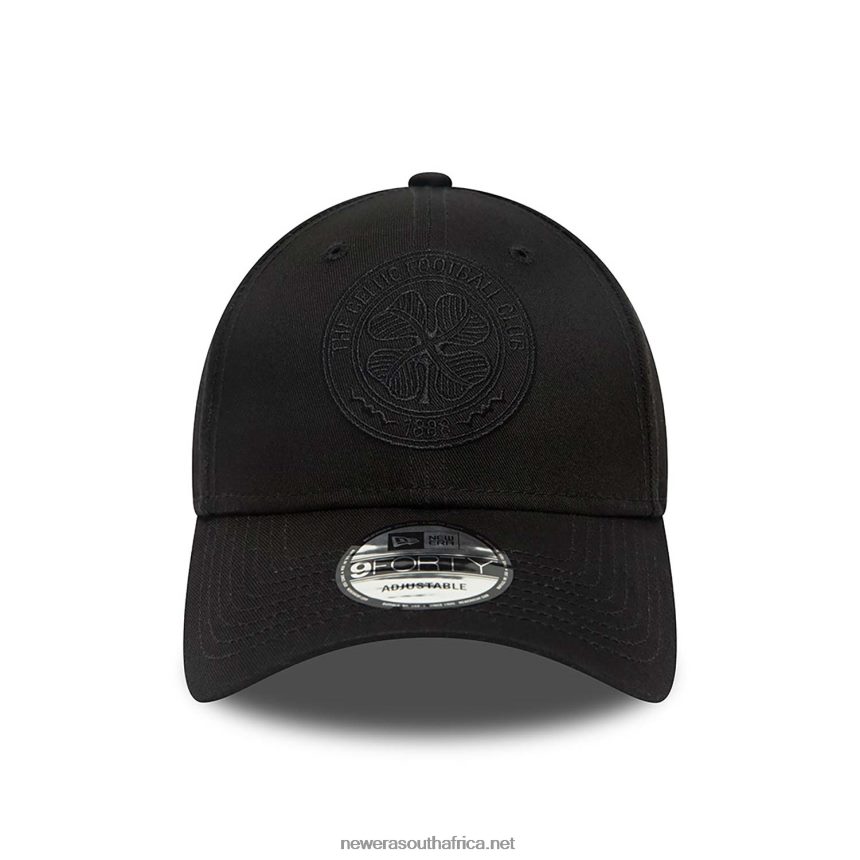 Celtic FC Black on Black 9FORTY Adjustable cap New Era TRBRBN1604