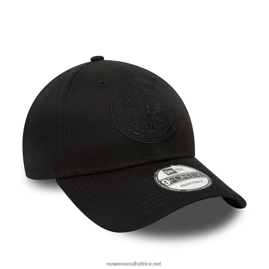 Celtic FC Black on Black 9FORTY Adjustable cap New Era TRBRBN1604