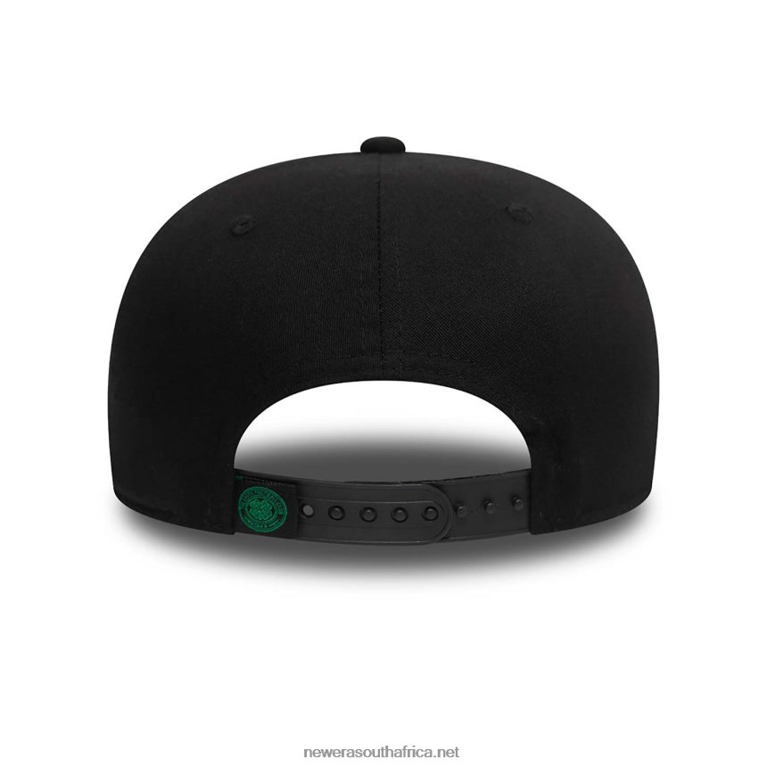 Celtic FC Wordmark Black 9FIFTY Stretch Snap cap New Era TRBRBN1842