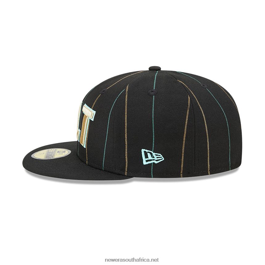 Charlotte Hornets Authentics City Edition Black 59FIFTY Fitted Cap New Era TRBRBN1355