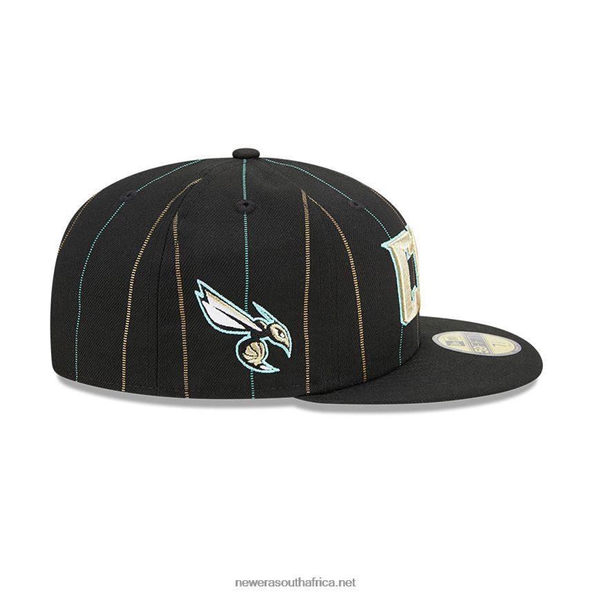Charlotte Hornets Authentics City Edition Black 59FIFTY Fitted Cap New Era TRBRBN1355