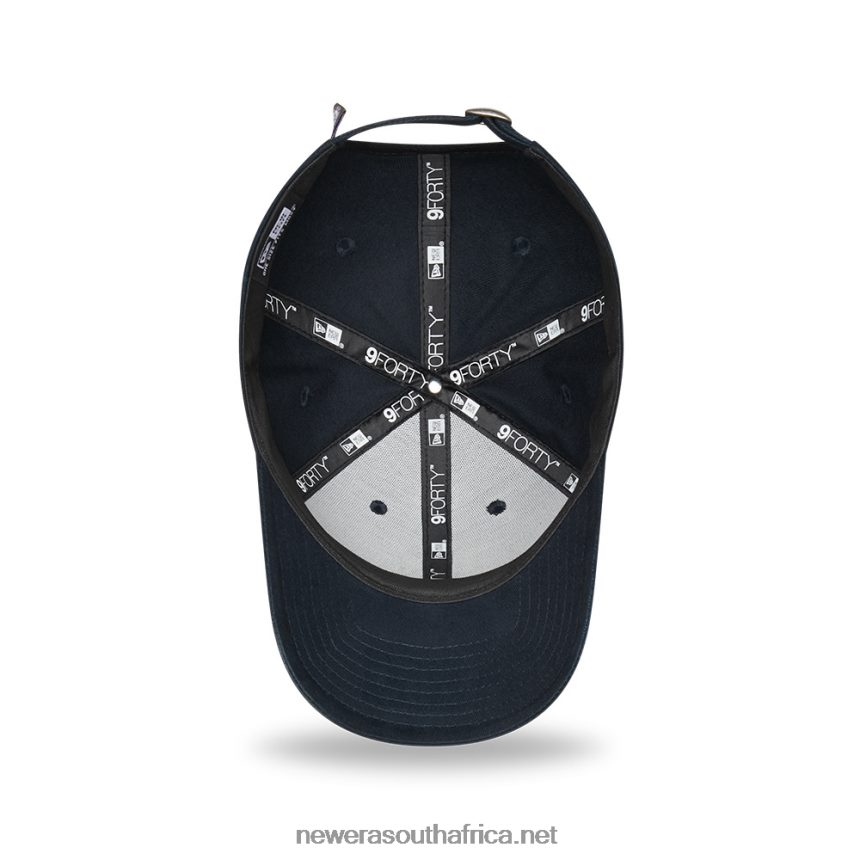 Chelsea FC Lion Crest Brushed Cotton Navy 9FORTY Adjustable Cap New Era TRBRBN1701