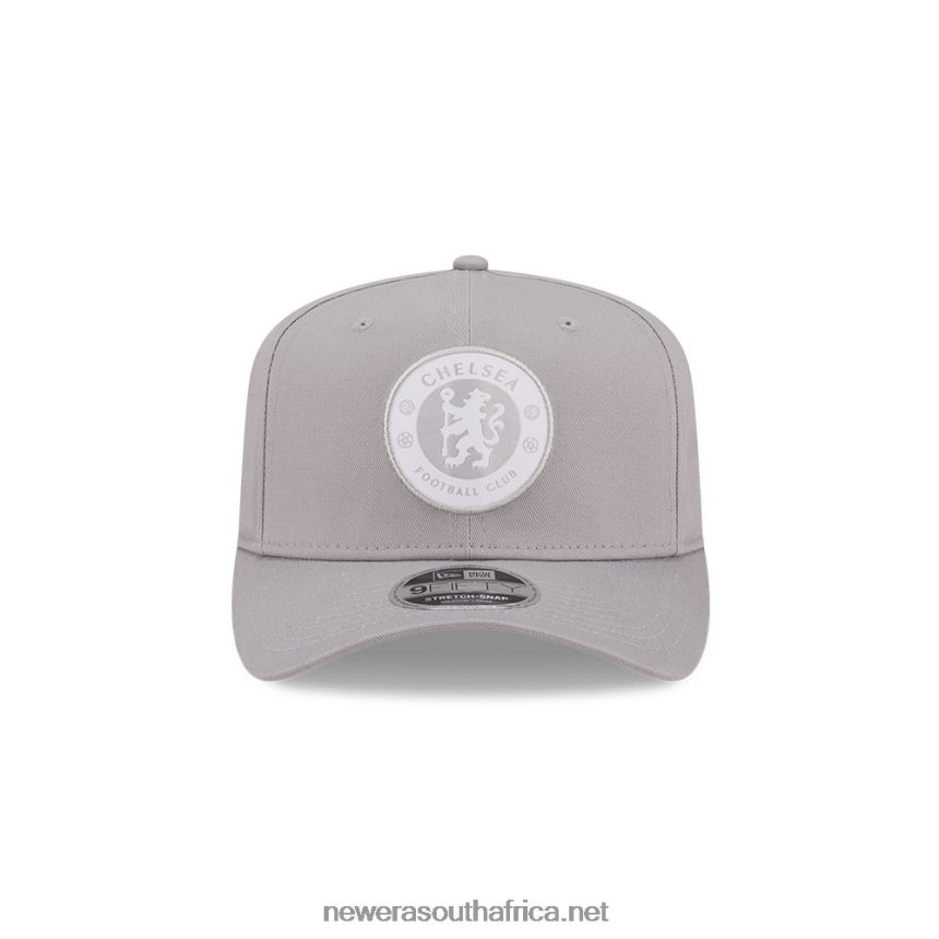 Chelsea FC Lion Crest Grey 9FIFTY Stretch Snap Cap New Era TRBRBN1870