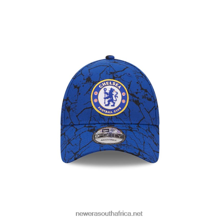 Chelsea FC Lion Crest Marble Blue 9FORTY Adjustable Cap New Era TRBRBN1718
