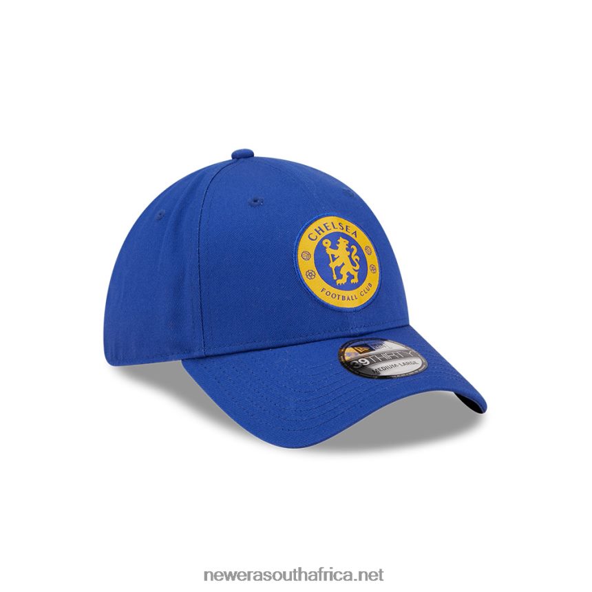 Chelsea FC Lion Pop Crest Blue 39THIRTY Stretch Fit Cap New Era TRBRBN2160
