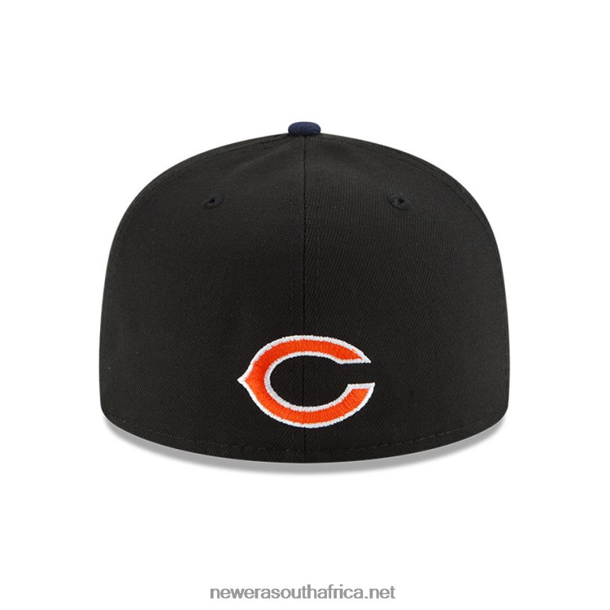 Chicago Bears NFL Draft Black 59FIFTY Fitted Cap New Era TRBRBN1211