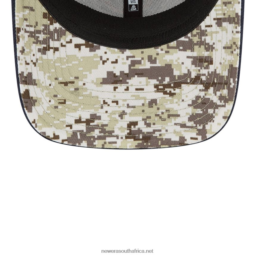 Chicago Bears NFL Salute to Service Black 39THIRTY Stretch Fit Cap New Era TRBRBN2172