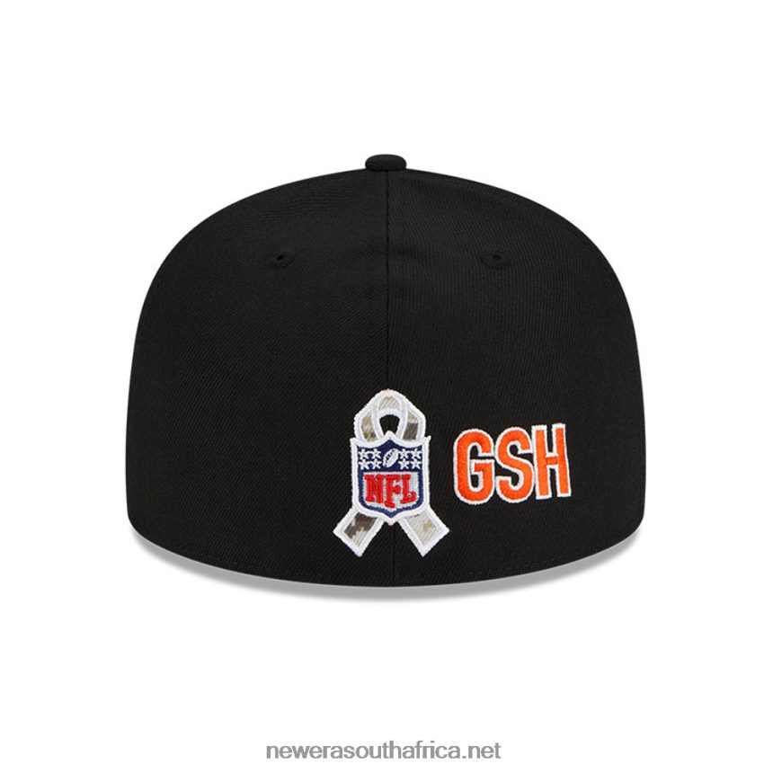 Chicago Bears NFL Salute to Service Black 59FIFTY Cap New Era TRBRBN1330