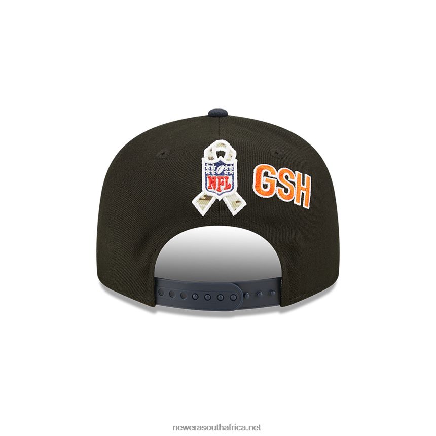 Chicago Bears NFL Salute to Service Black 9FIFTY Snapback Cap New Era TRBRBN1829