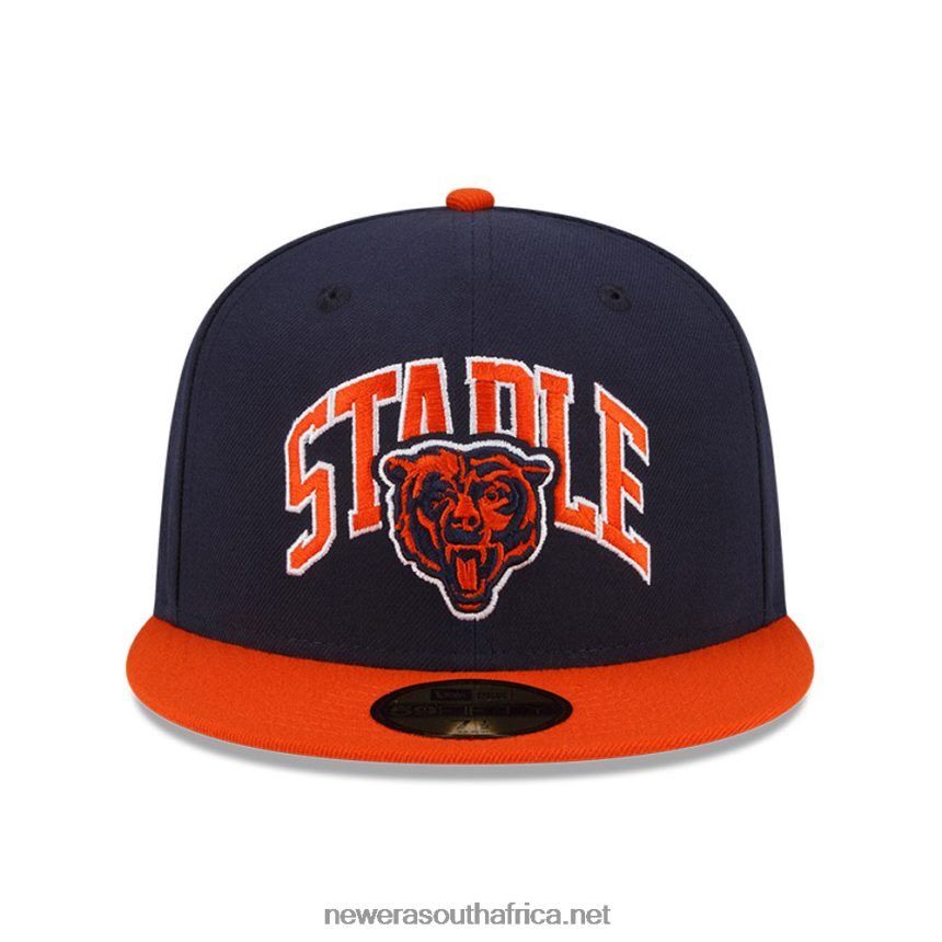 Chicago Bears x Staple Navy 59FIFTY Fitted Cap New Era TRBRBN485