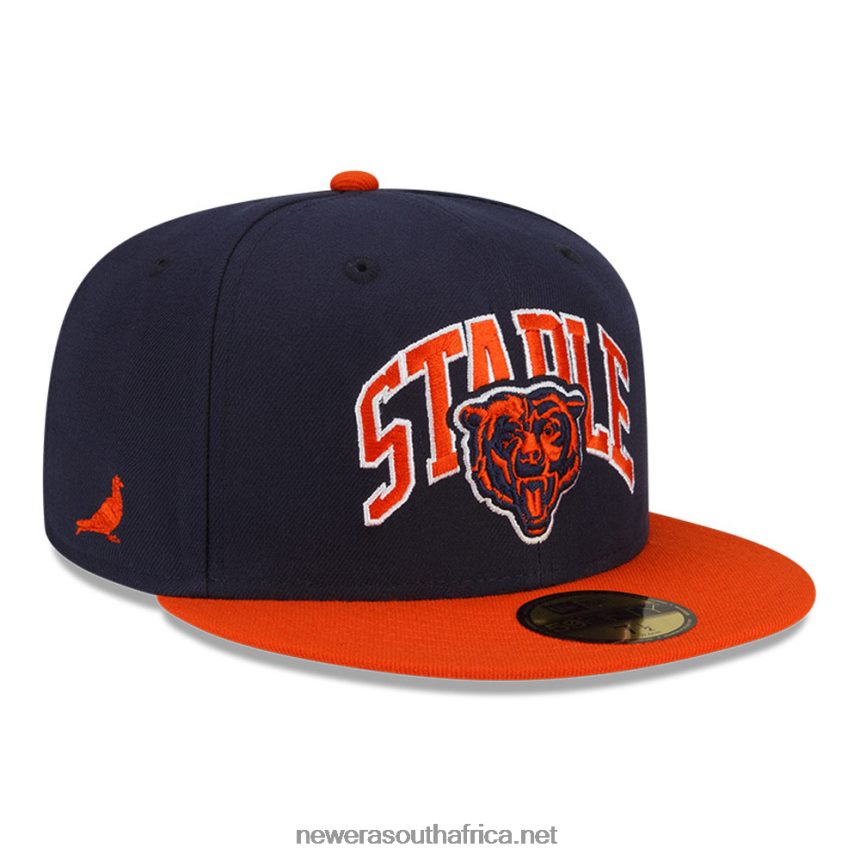 Chicago Bears x Staple Navy 59FIFTY Fitted Cap New Era TRBRBN485
