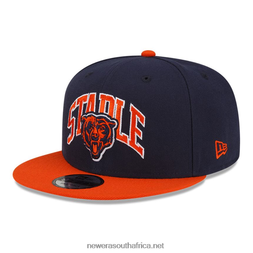 Chicago Bears x Staple Navy 9FIFTY Snapback Cap New Era TRBRBN1944