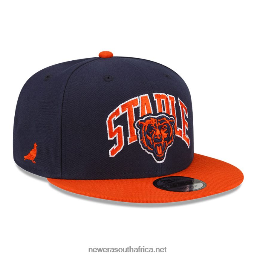 Chicago Bears x Staple Navy 9FIFTY Snapback Cap New Era TRBRBN1944