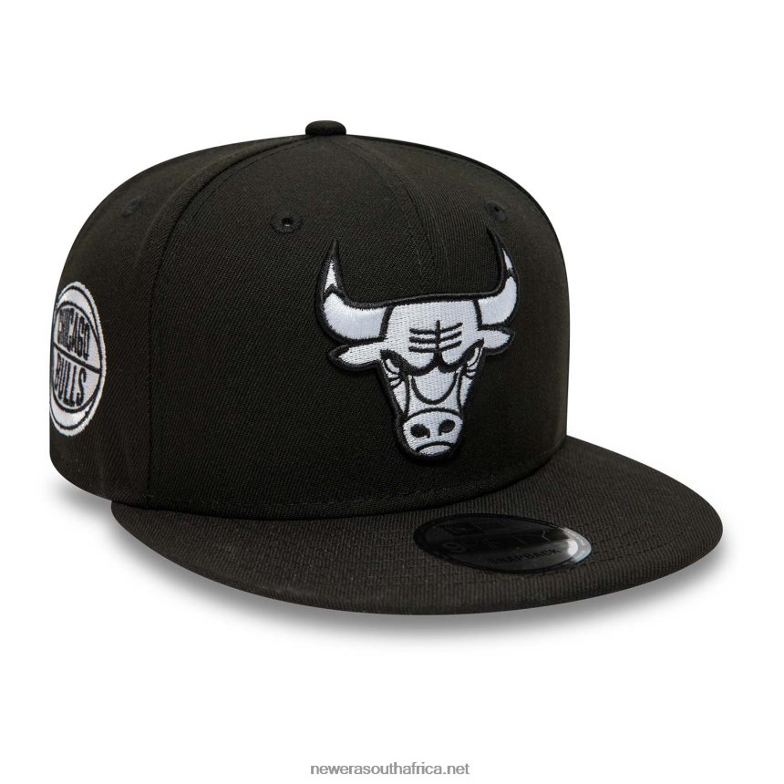 Chicago Bulls Black 9FIFTY Snapback Cap New Era TRBRBN2074