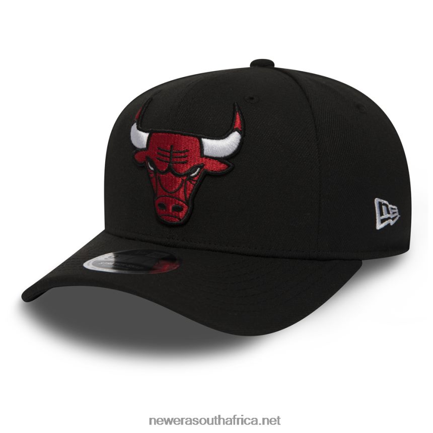 Chicago Bulls Black 9FIFTY Stretch Snap Cap New Era TRBRBN1933