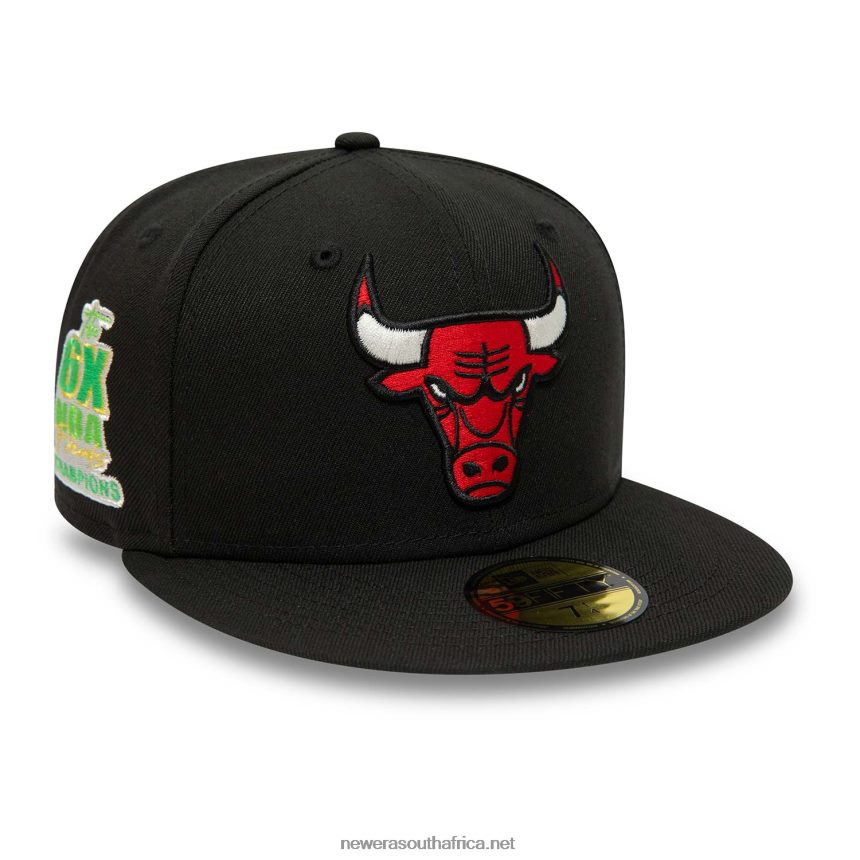 Chicago Bulls Citrus Pop Black 59FIFTY Fitted Cap New Era TRBRBN1296