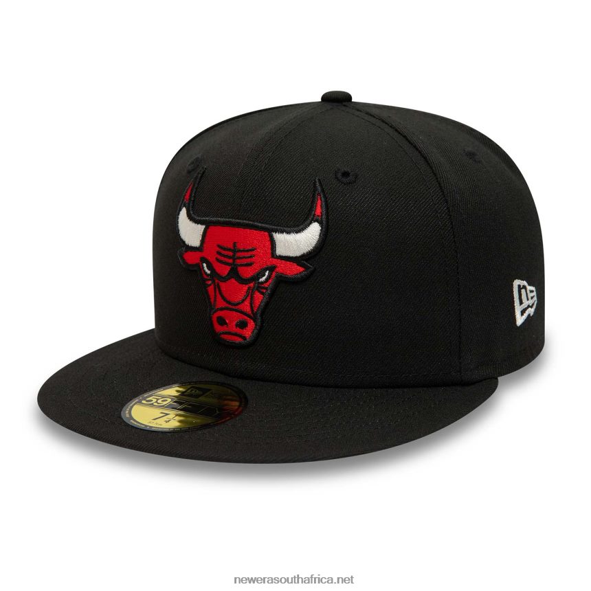 Chicago Bulls Citrus Pop Black 59FIFTY Fitted Cap New Era TRBRBN1296