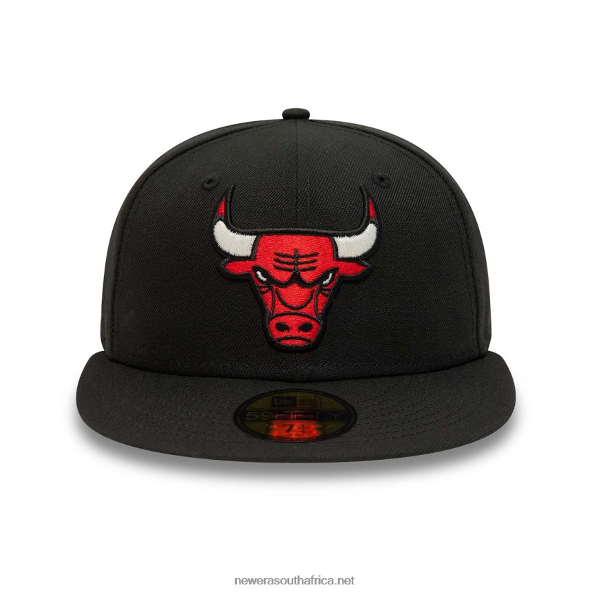 Chicago Bulls Citrus Pop Black 59FIFTY Fitted Cap New Era TRBRBN1296