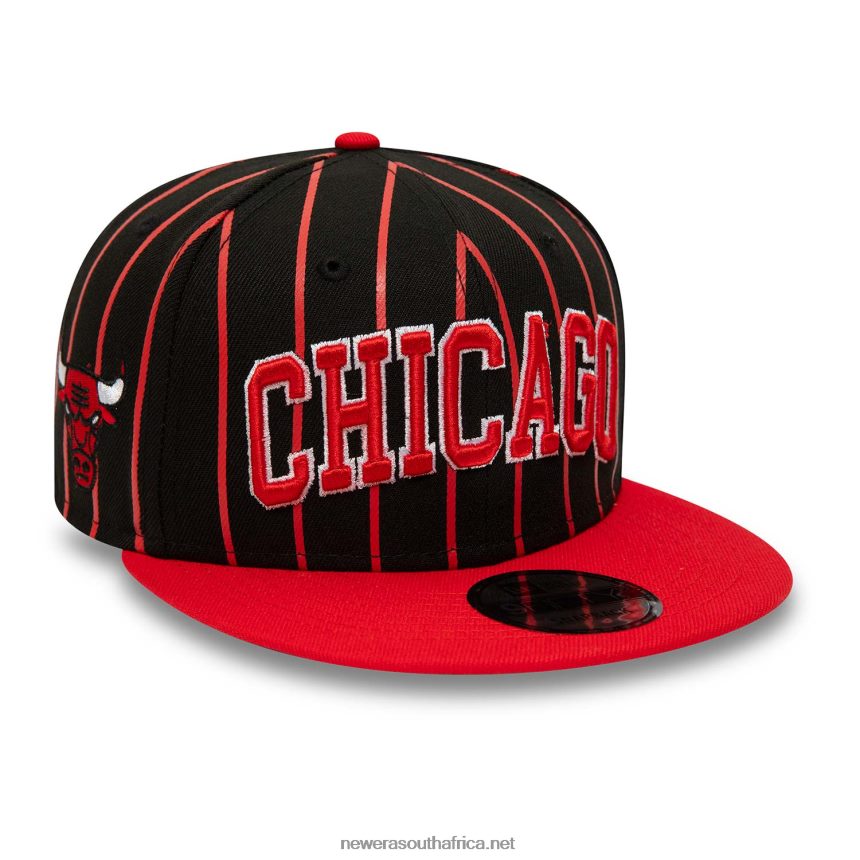 Chicago Bulls City Arch Black 9FIFTY Snapback Cap New Era TRBRBN2130