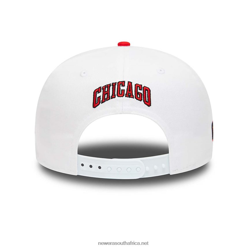 Chicago Bulls Crown Patches White 9FIFTY Snapback Cap New Era TRBRBN2086