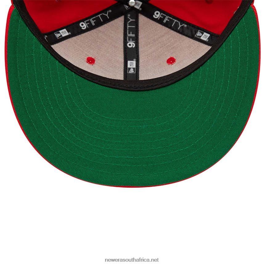Chicago Bulls Diamond Patch Red 9FIFTY Snapback Cap New Era TRBRBN1851