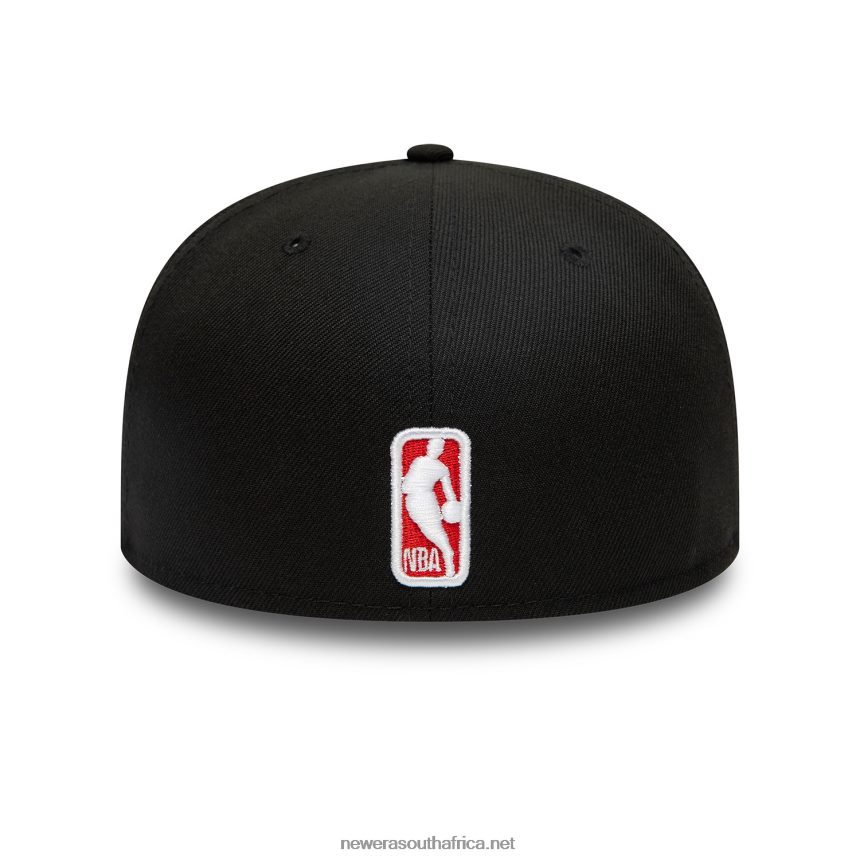 Chicago Bulls Dual Logo Black 59FIFTY Fitted Cap New Era TRBRBN1224
