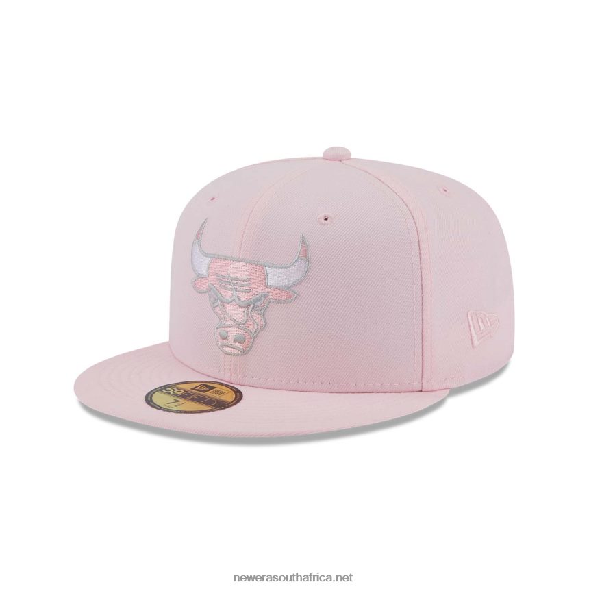 Chicago Bulls Light Fantasy Pink 59FIFTY Fitted Cap New Era TRBRBN1278