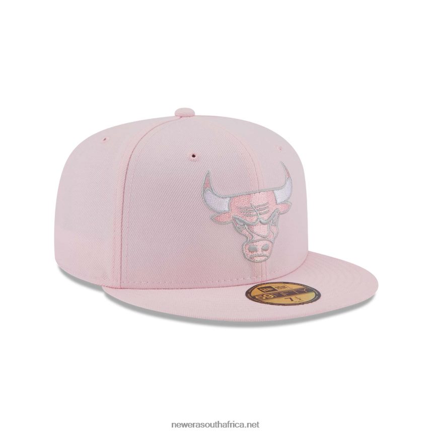 Chicago Bulls Light Fantasy Pink 59FIFTY Fitted Cap New Era TRBRBN1278