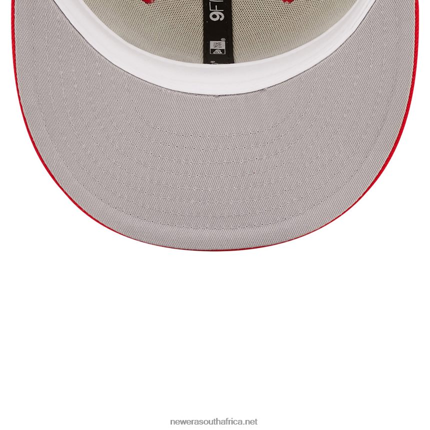 Chicago Bulls Logo Blend White 9FIFTY Snapback Cap New Era TRBRBN1996