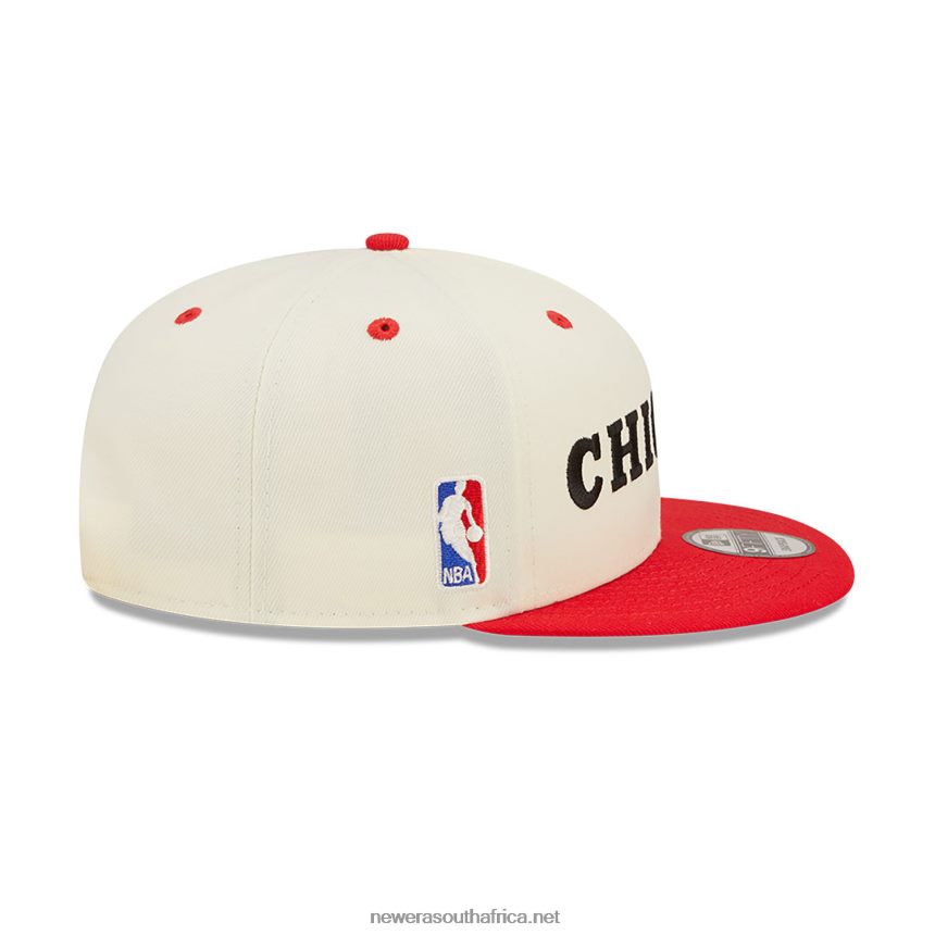 Chicago Bulls Logo Blend White 9FIFTY Snapback Cap New Era TRBRBN1996