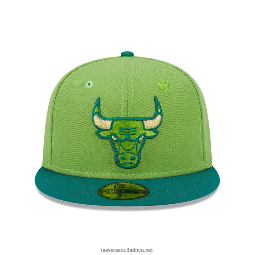 Chicago Bulls Lucky Streak Green 59FIFTY Fitted Cap New Era TRBRBN681
