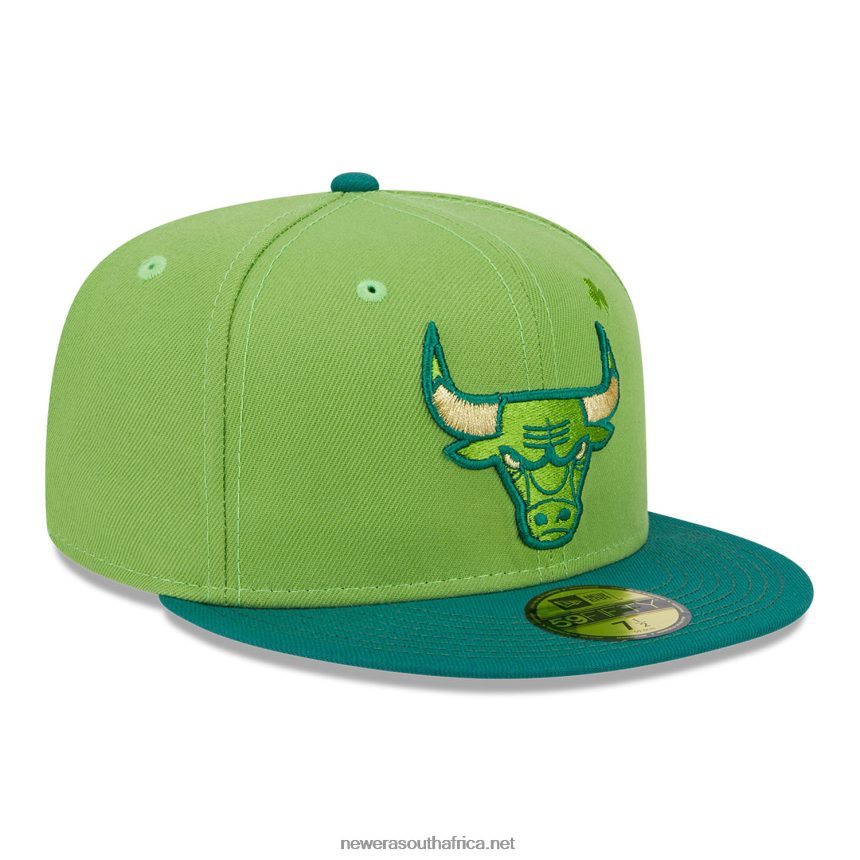 Chicago Bulls Lucky Streak Green 59FIFTY Fitted Cap New Era TRBRBN681