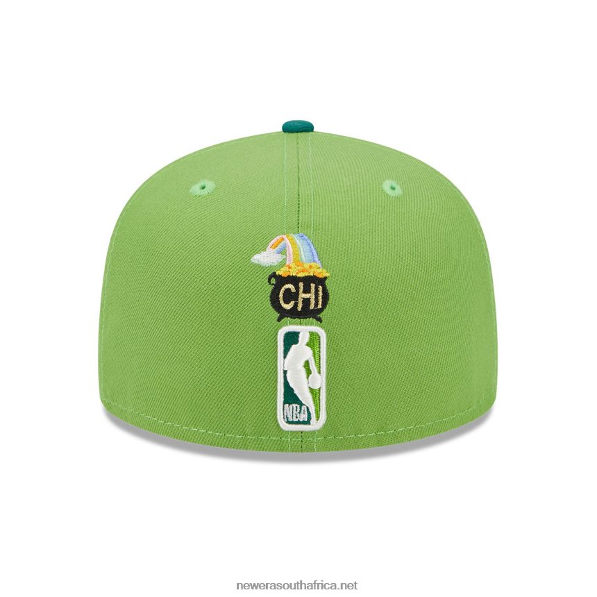 Chicago Bulls Lucky Streak Green 59FIFTY Fitted Cap New Era TRBRBN681