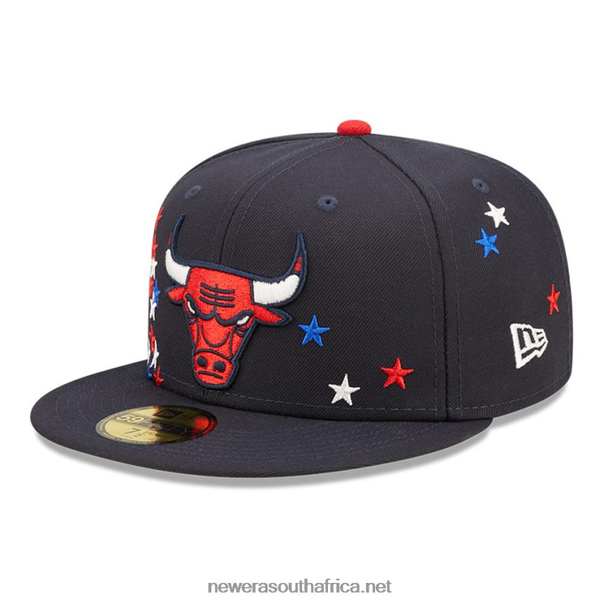 Chicago Bulls NBA Americana Navy 59FIFTY Fitted Cap New Era TRBRBN673