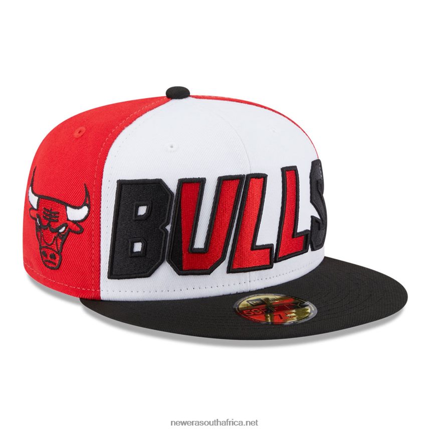Chicago Bulls NBA Back Half Black 59FIFTY Fitted Cap New Era TRBRBN387