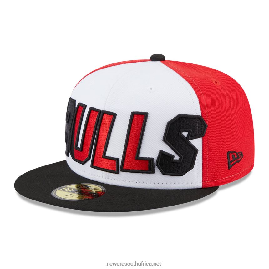 Chicago Bulls NBA Back Half Black 59FIFTY Fitted Cap New Era TRBRBN387