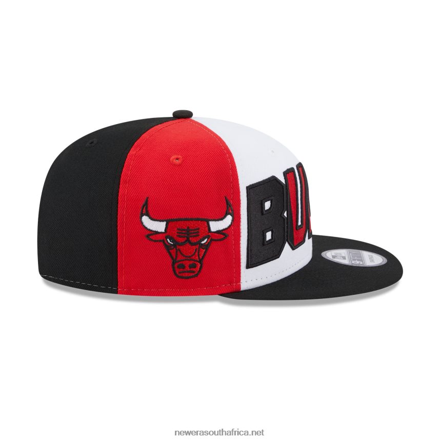 Chicago Bulls NBA Back Half Black 9FIFTY Snapback Cap New Era TRBRBN2008