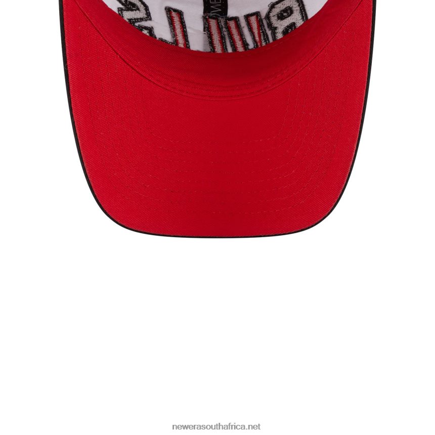 Chicago Bulls NBA Back Half Black 9TWENTY Adjustable Cap New Era TRBRBN2227