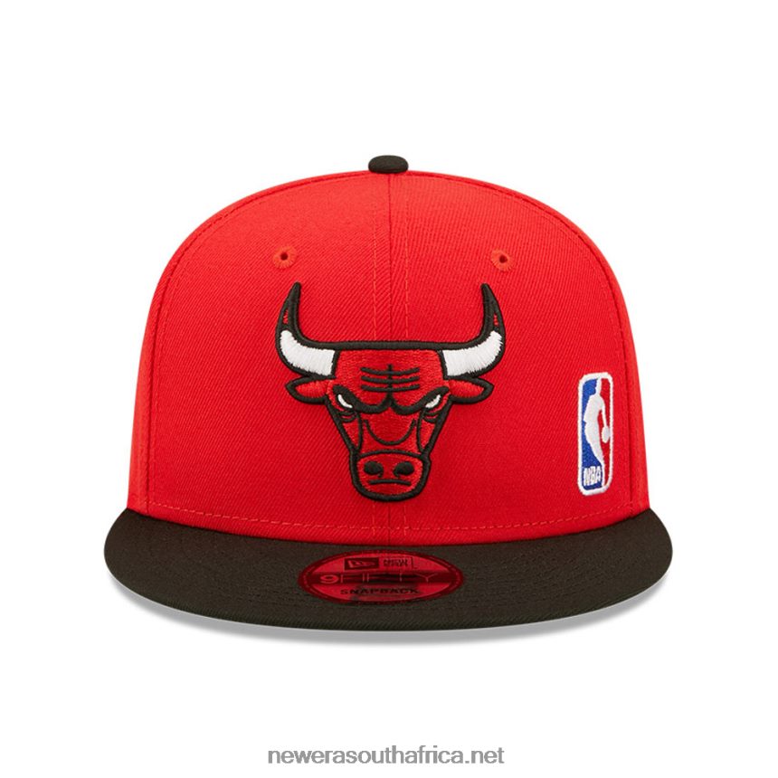 Chicago Bulls NBA Black Letter Arch Red 9FIFTY Snapback Cap New Era TRBRBN2106