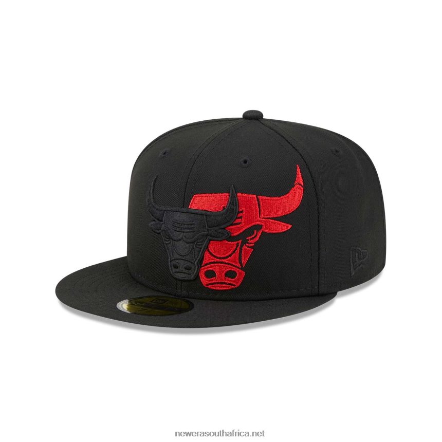 Chicago Bulls NBA Elements Black 59FIFTY Fitted Cap New Era TRBRBN1344