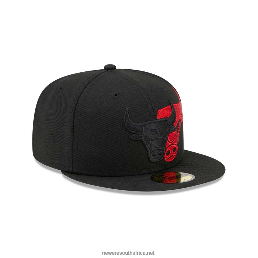 Chicago Bulls NBA Elements Black 59FIFTY Fitted Cap New Era TRBRBN1344