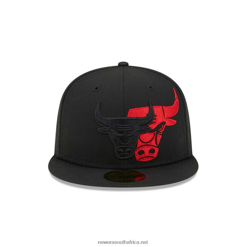 Chicago Bulls NBA Elements Black 59FIFTY Fitted Cap New Era TRBRBN1344