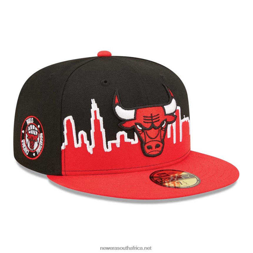 Chicago Bulls NBA Tip Off 2022 Black 59FIFTY Fitted Cap New Era TRBRBN1188