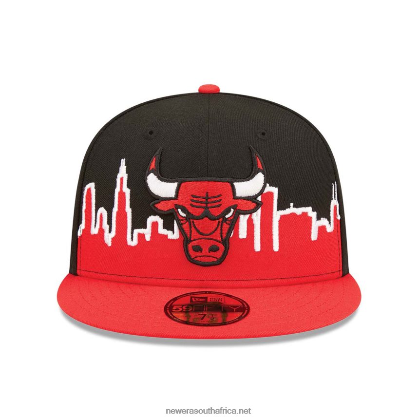 Chicago Bulls NBA Tip Off 2022 Black 59FIFTY Fitted Cap New Era TRBRBN1188