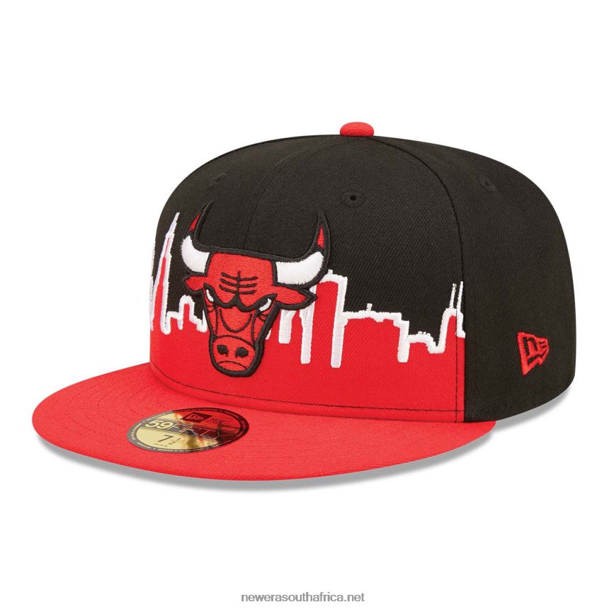 Chicago Bulls NBA Tip Off 2022 Black 59FIFTY Fitted Cap New Era TRBRBN1188