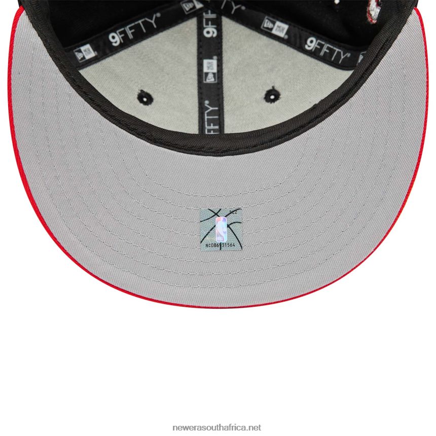 Chicago Bulls NBA Tip Off 2022 Black 9FIFTY Snapback Cap New Era TRBRBN2079