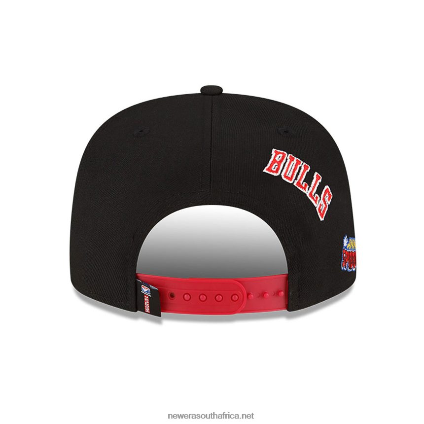 Chicago Bulls NBA x Marvel Spider-Man Black 9FIFTY Snapback Cap New Era TRBRBN2004