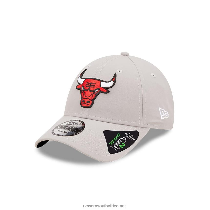 Chicago Bulls Repreve Grey 9FORTY Adjustable Cap New Era TRBRBN1770